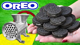 EXPERIMENT OREO COOKIE VS MEAT GRINDER