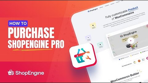 How to buy ShopEngine Pro