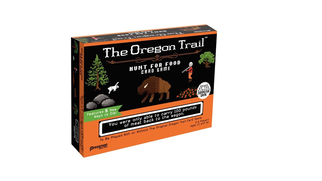 The Oregon Trail Hunt for food card game Contemporary Manufacture