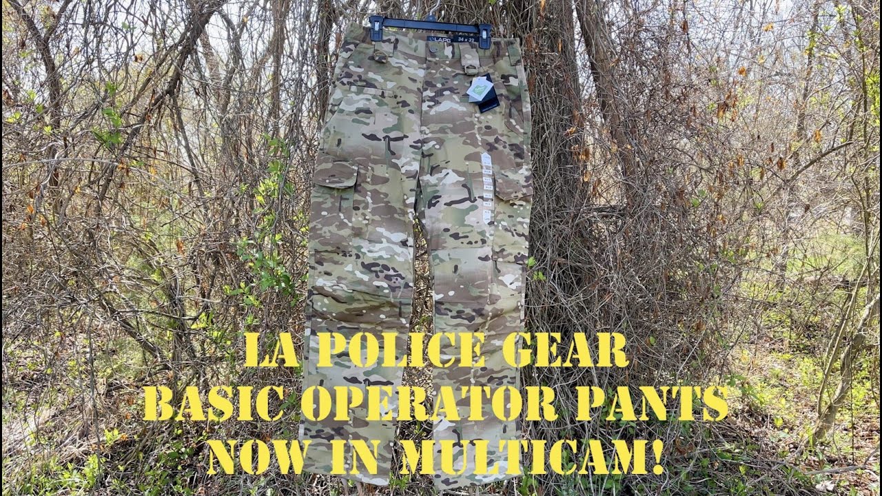 LA Police Gear Basic Operator Pants - Now in Multicam - YouTube