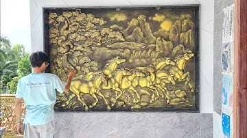 Đắp Tranh Phù Điêu Mã Đáo Thành Công Giả Đồng