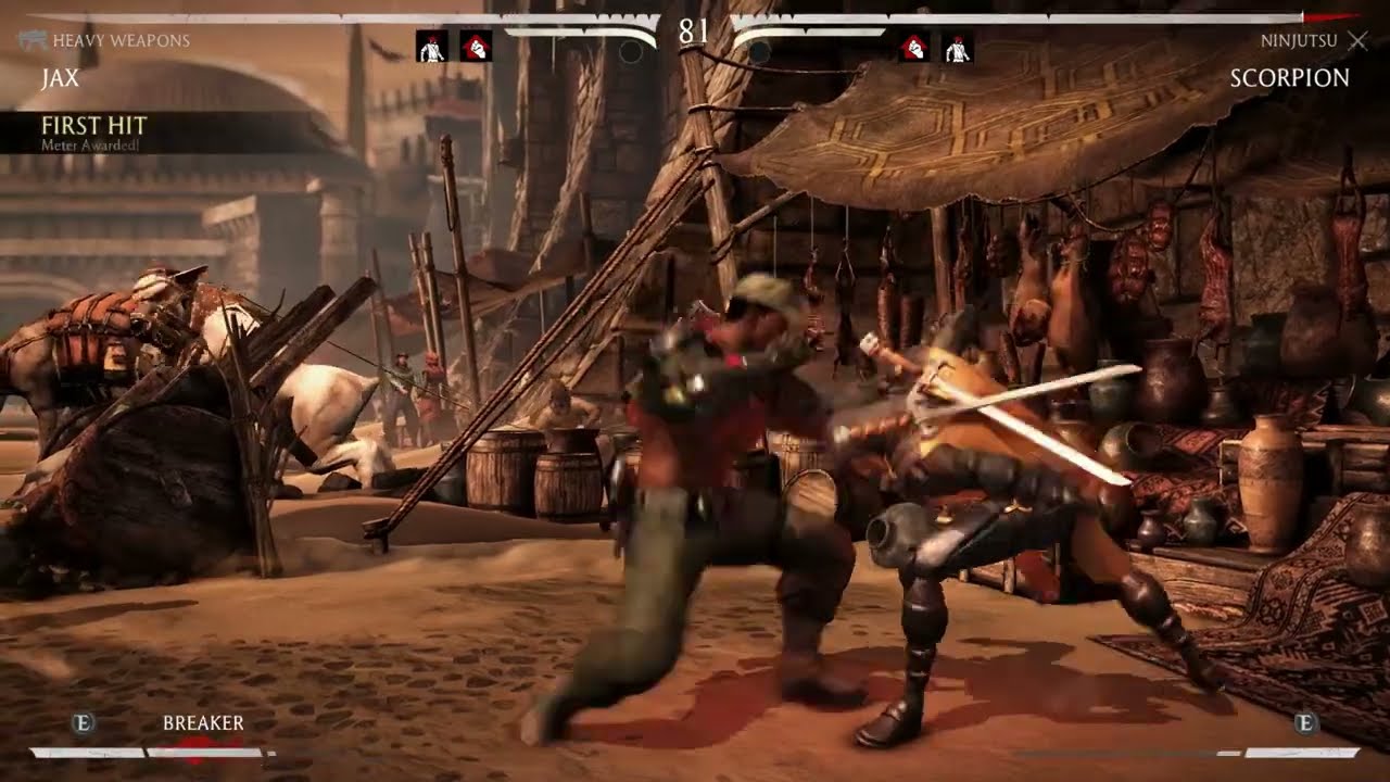 MKX jax death combo