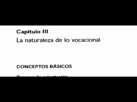 La naturaleza de lo vocacional