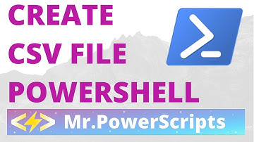 Create CSV files from objects in Powershell