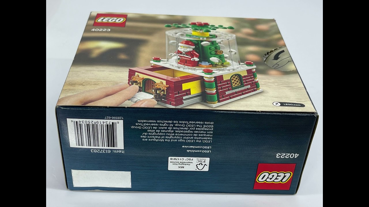 LEGO Speed Build - Limited Edition SnowGlobe (Set No. 40223, 210 parts, released 2016)