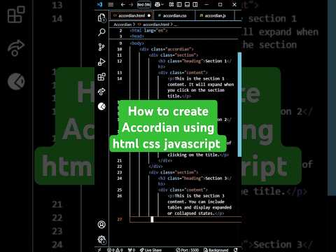 How To create