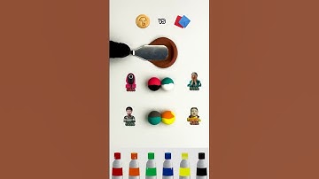 Guess the Color Challenge | Color Mixing ASMR | Ft. Squid Game