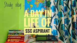 A Day In The Life Of Ssc Aspirant Ssc Cgl| Ssc Chsl| Ssc Mts [Study Vlog]