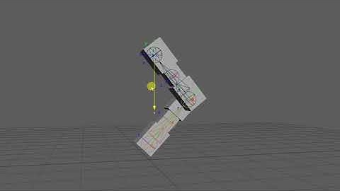 MAYA RIGGING TEST - Robot Leg with pistons