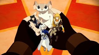 Ruby Holds Blake Weiss And Yang Part 1 From Rwby Vol 9 Para-Giantess