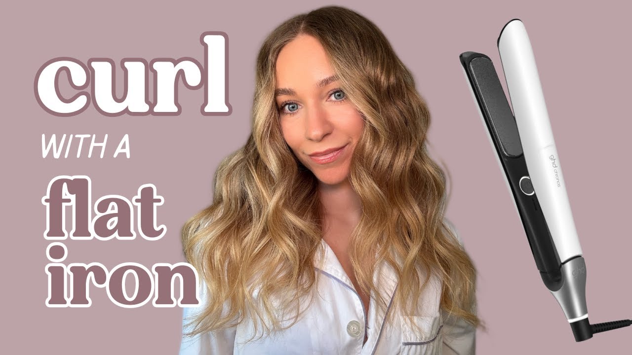 How to Curl Hair with ghd Chronos Straightener | Easy