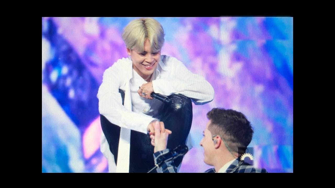 BTS x Charlie Puth Interaction After the MGA 2018 Collaboration Performance
