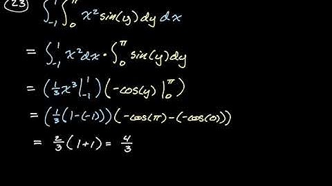 Iterated (Double) Integrals Over Rectangles || Multivariable Calculus (Assignment 5, pt 1)