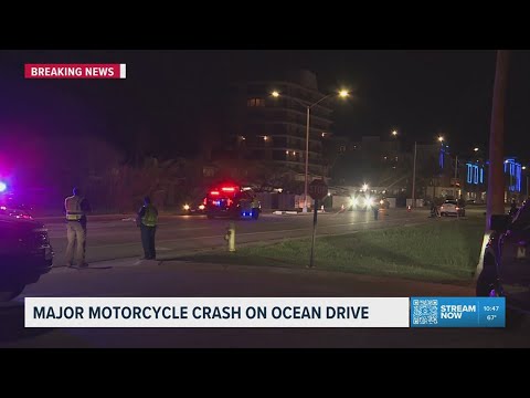 Motorcyclist rushed to the hospital following Saturday night crash ...
