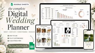 Ultimate Wedding Planning Spreadsheet Template (Google Sheets)