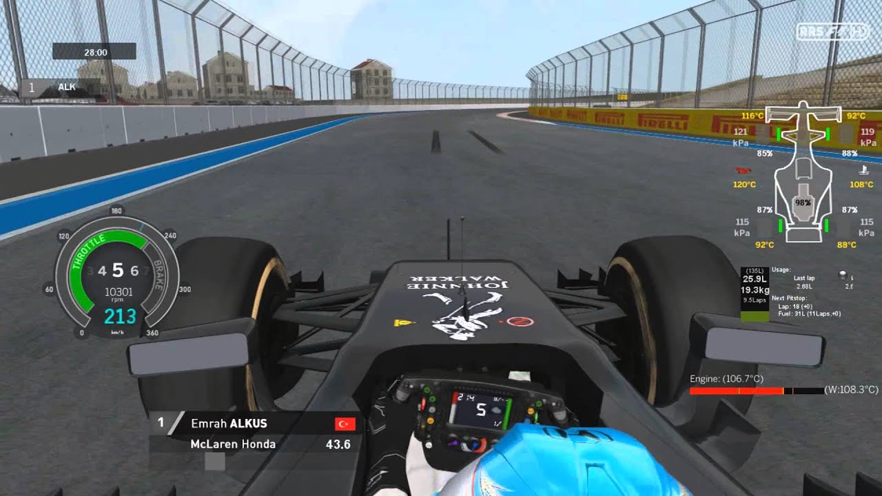 rFactor F1 2015 Alkus Sochi Onboard