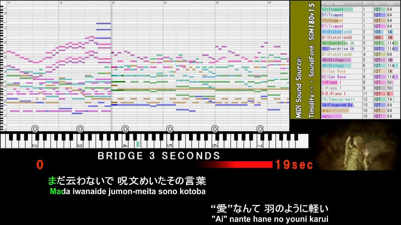 Midi Ali Project 聖少女領域 Seishoujo Ryouiki Vocal On On Vocal Karaoke Youtube