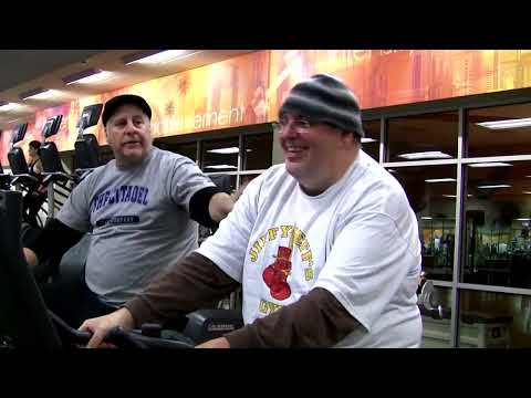 Jiffy Jeff in the Gym. The Stationary Bike