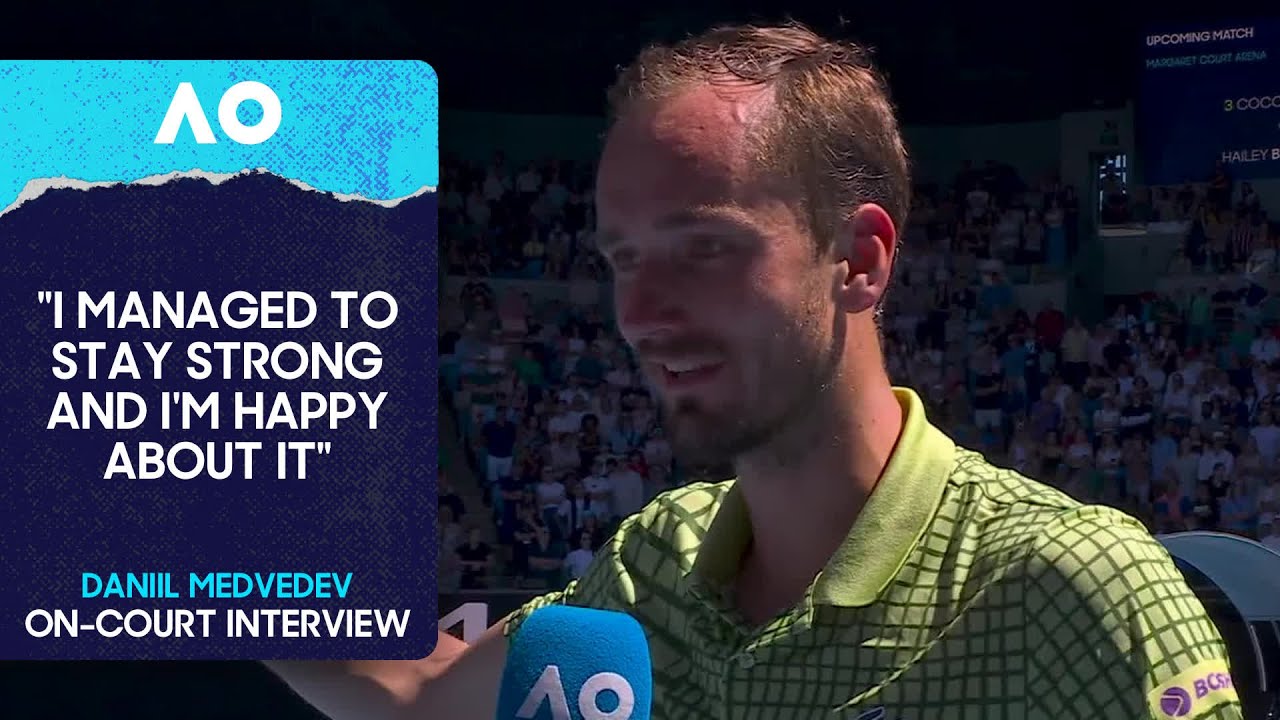 Daniil Medvedev On-Court Interview | Australian Open 2026 Third Round
