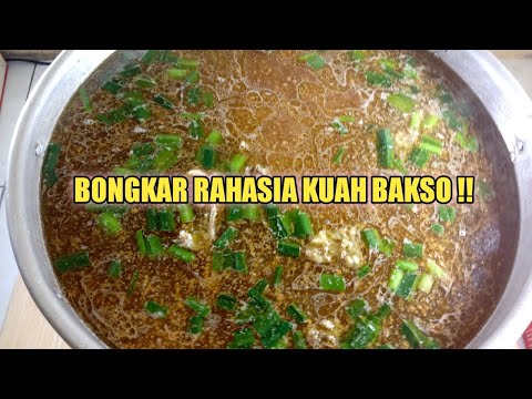 YANG BELI PASTI ANTRI KALAU PAKAI RESEP KUAH BAKSO INI !! RESEP KUAH BAKSO TANPA TULANG SAPI !!