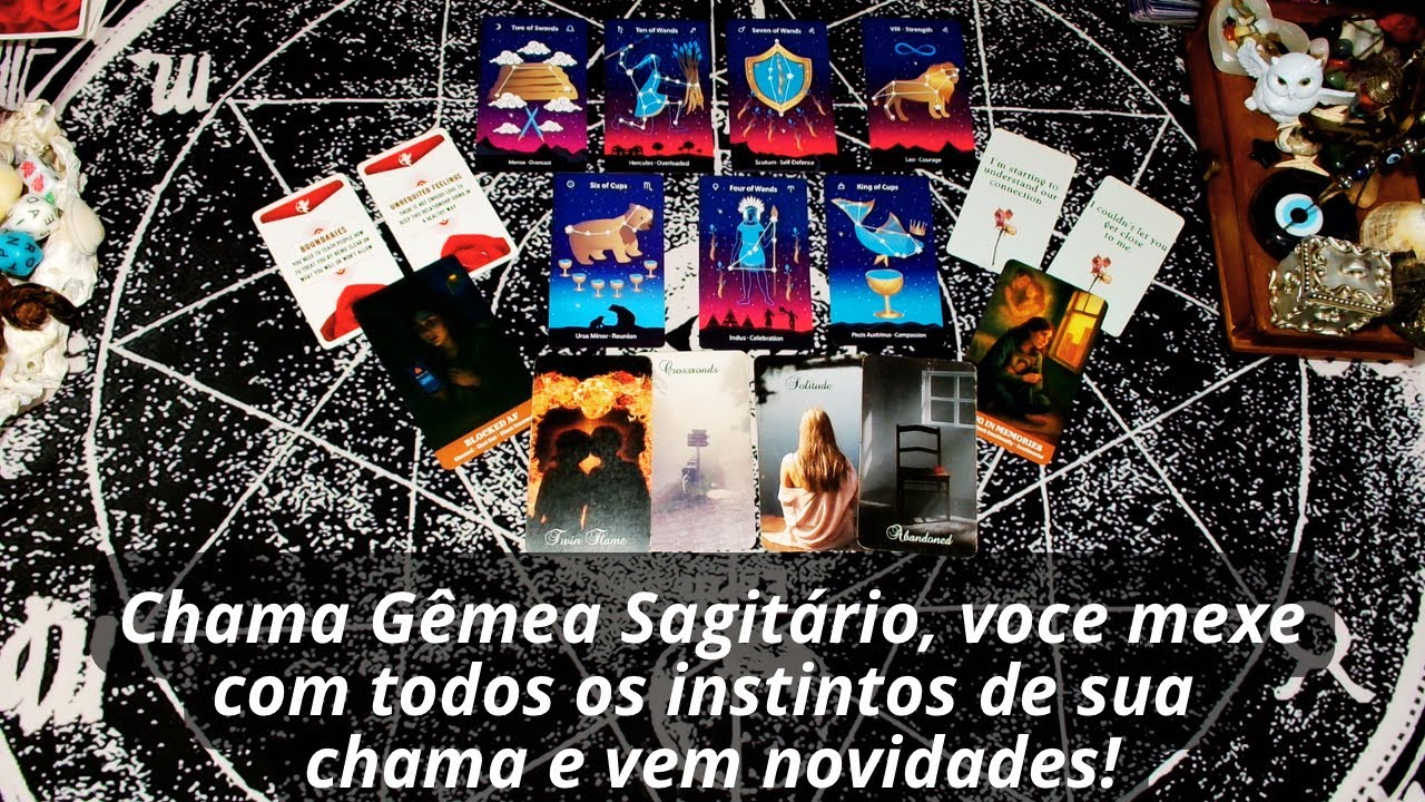 Chama Gêmea Sagitário, voce mexe com todos os instintos de sua chama e vem novidades!