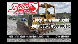 1988 John Deere 450G Dozer for sale at Baker & Sons Equipment Co.