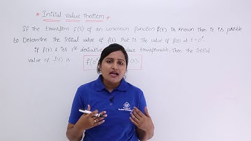 Initial Value Theorem