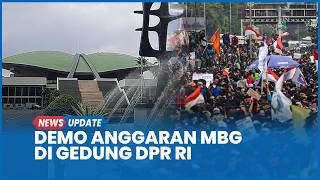 Civil Society Protests MBG Budget at House of Representatives Building
