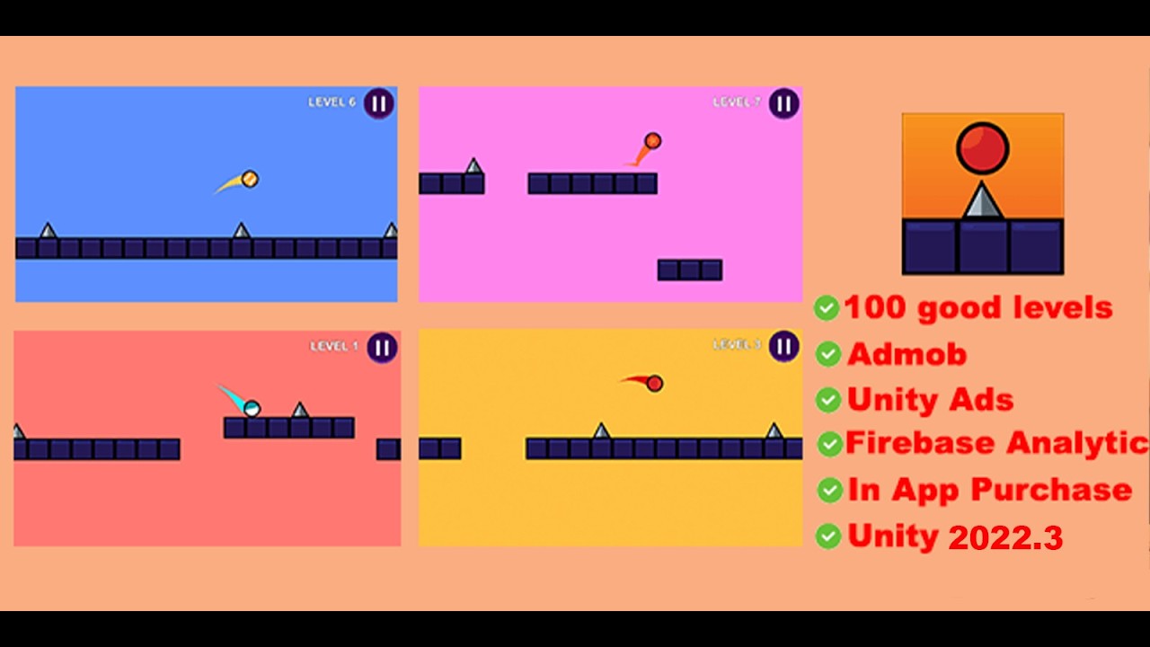 Red Ball Escape - Unity Source Code - YouTube