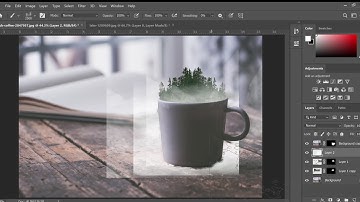 Photoshop Forest in a Coffee Cup Tutorial 3