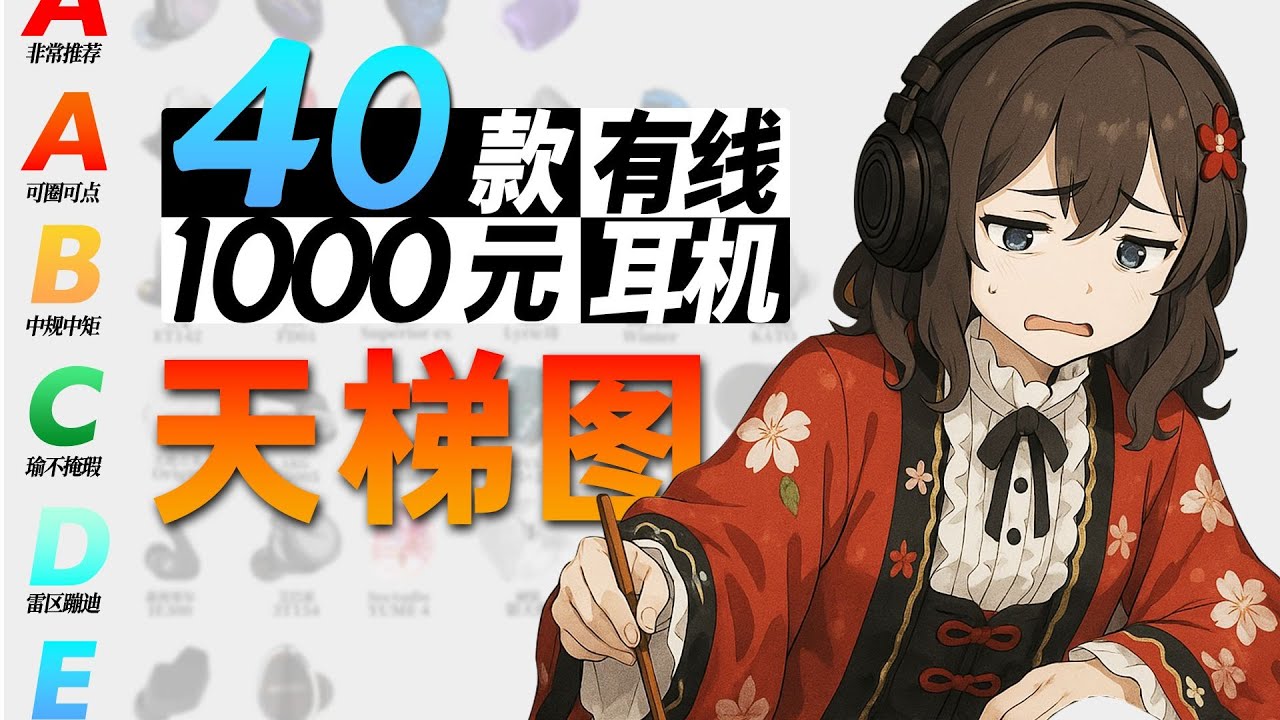 【A子】2025千元有線耳機天梯排行：耳邊S非S，內卷現象深度解構。