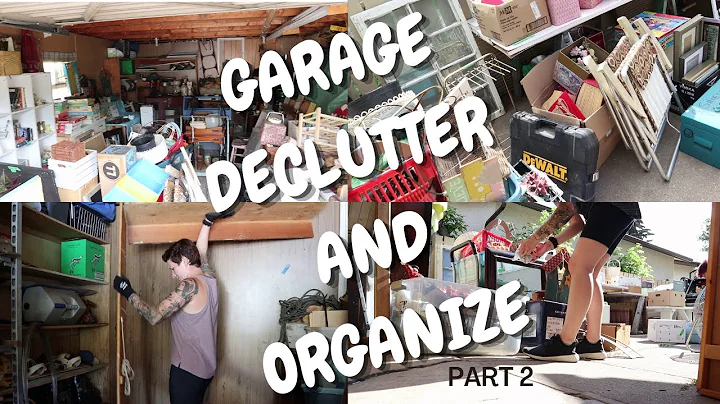 *NEW* GARAGE DECLUTTER AND ORGANIZE - PART 2 // Ma...