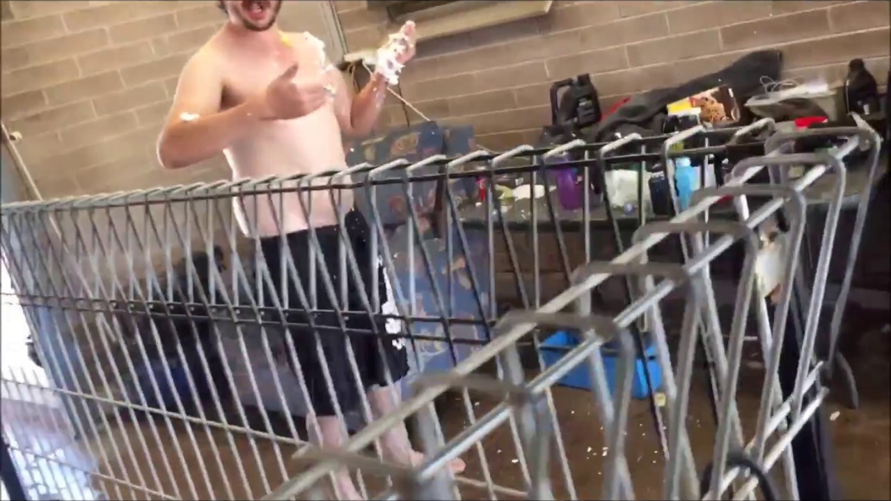 Shaving cream in a balloon prank YouTube