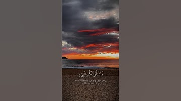 ولنبلونكم بشيء من الخوف والجوع.. القارئ: إسلام صبحي.. تفاعلكم لكل جديد بلمتابعه ➕ ولايك 👍🏻..