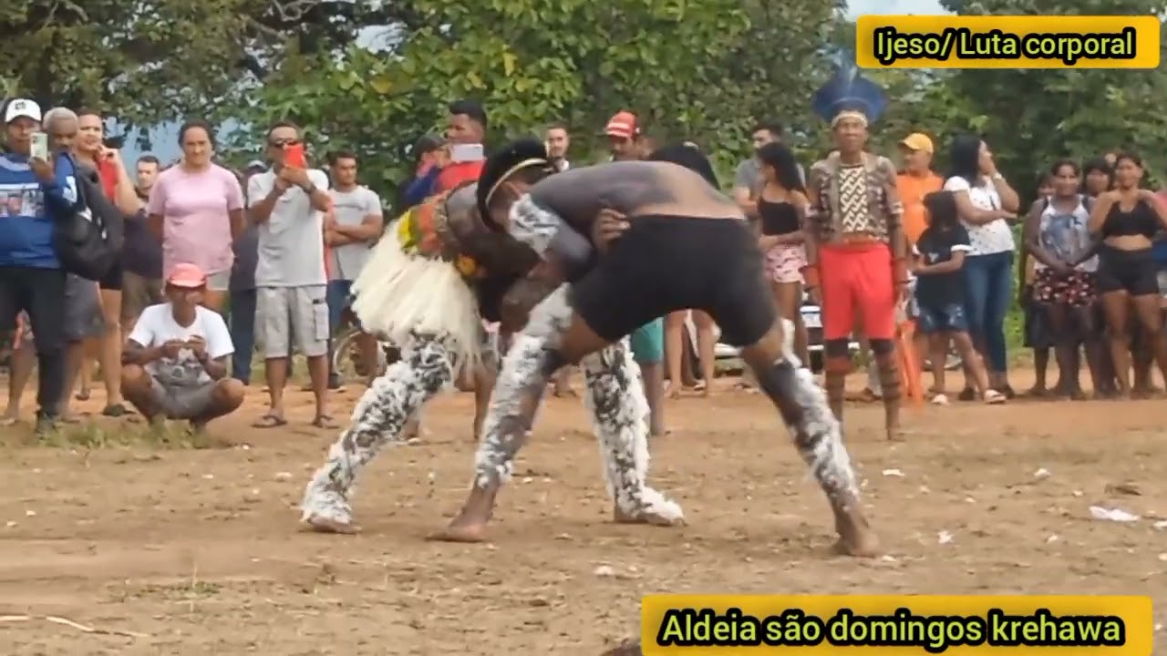 aldeia são domingos krehawa ijesu/luta corporal povo iny karaja festa de hetohoky casa grande 2024