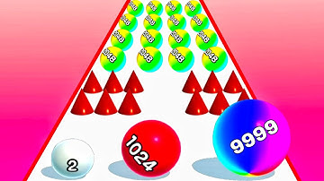 Ball Run 2048 | Marble Run 3D - All Levels Gameplay Android,iOS - New APK UPDATE