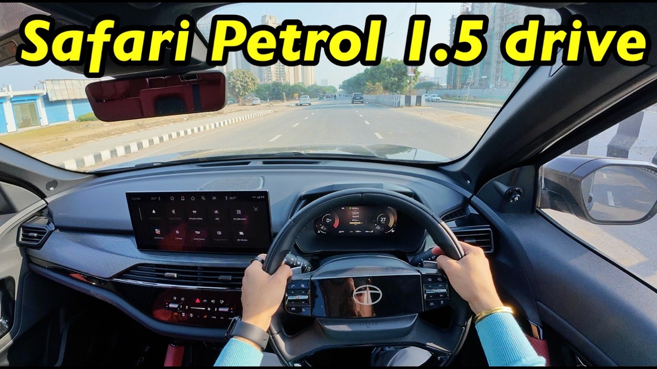 2026 Tata Safari Petrol Drive Review @Aayushssm