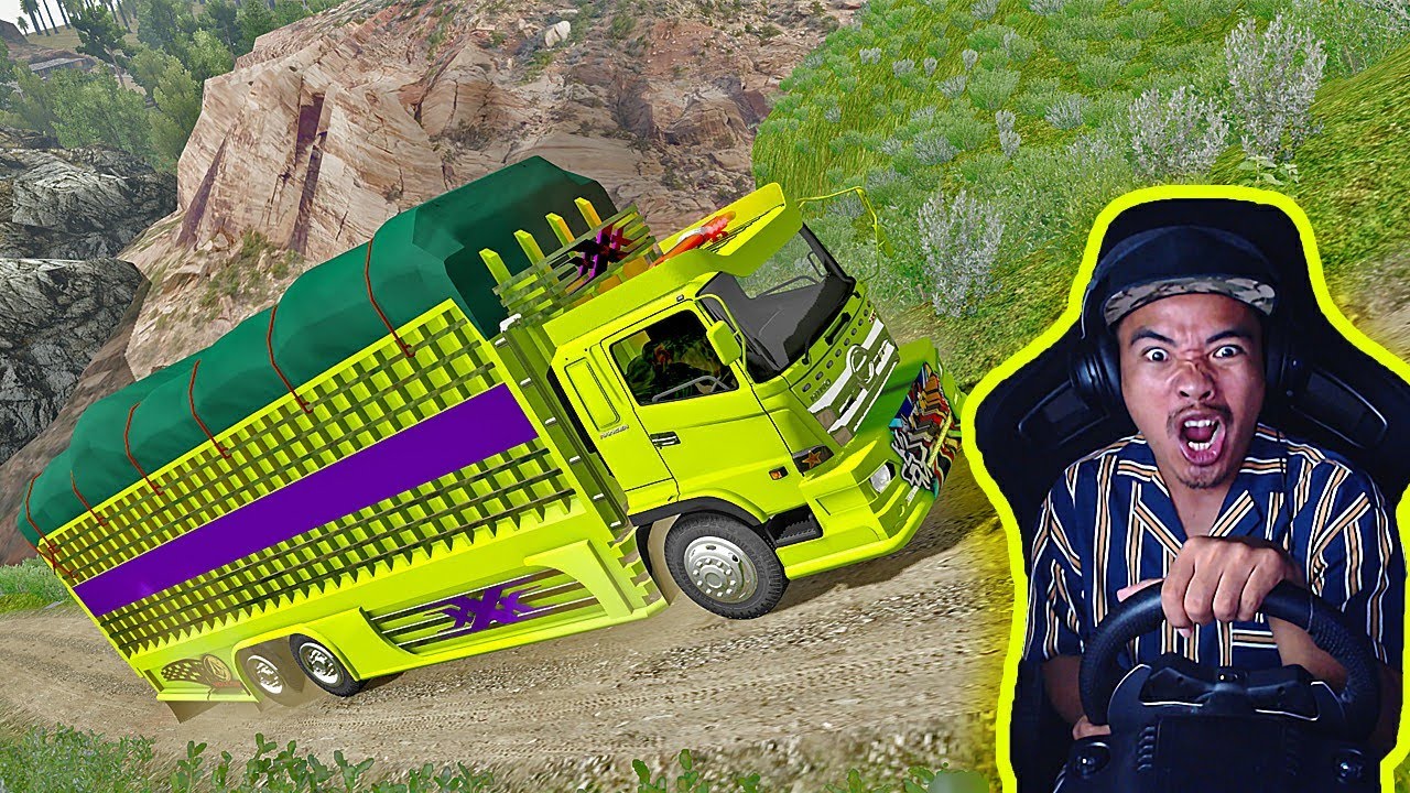 TRUK HINO SULAWESI MBOIS NEKAT JALUR BADAI - ETS2