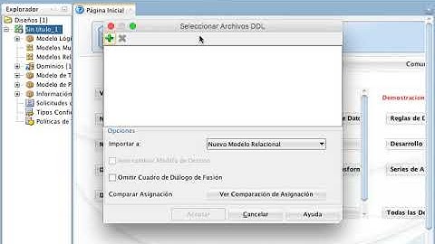 Como importar modelo DDL a Modelo relacional
