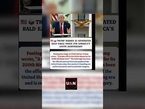 BREAKING NEWS | TRUMP SHARES AI-GENERATED BALD EAGLE IMAGE FOR AMERICA’S 250TH ANNIVERSARY | UNN
