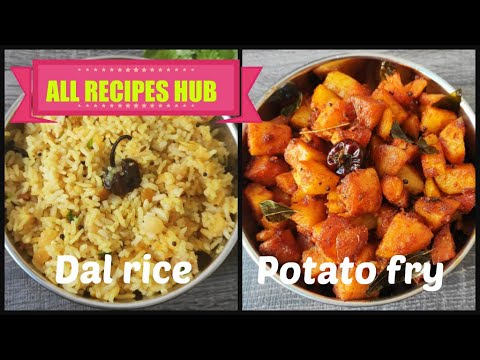 Arisi Paruppu Sadam Dal Rice Recipe Potato Fry Aloo Fry All Recipes Hub