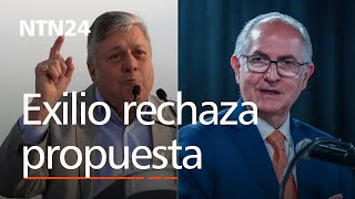 Líderes de oposición en el exilio rechazaron la propuesta de Petro de levantar sanciones al régimen