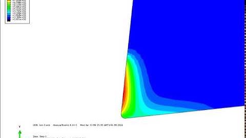 Abaqus explicit Arbitrary Lagrangian Eulerian formulation ALE cutting of AISI 1045 Tool NT11
