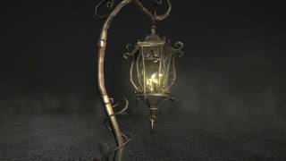 Fantasy Street Lamp Post for Unity