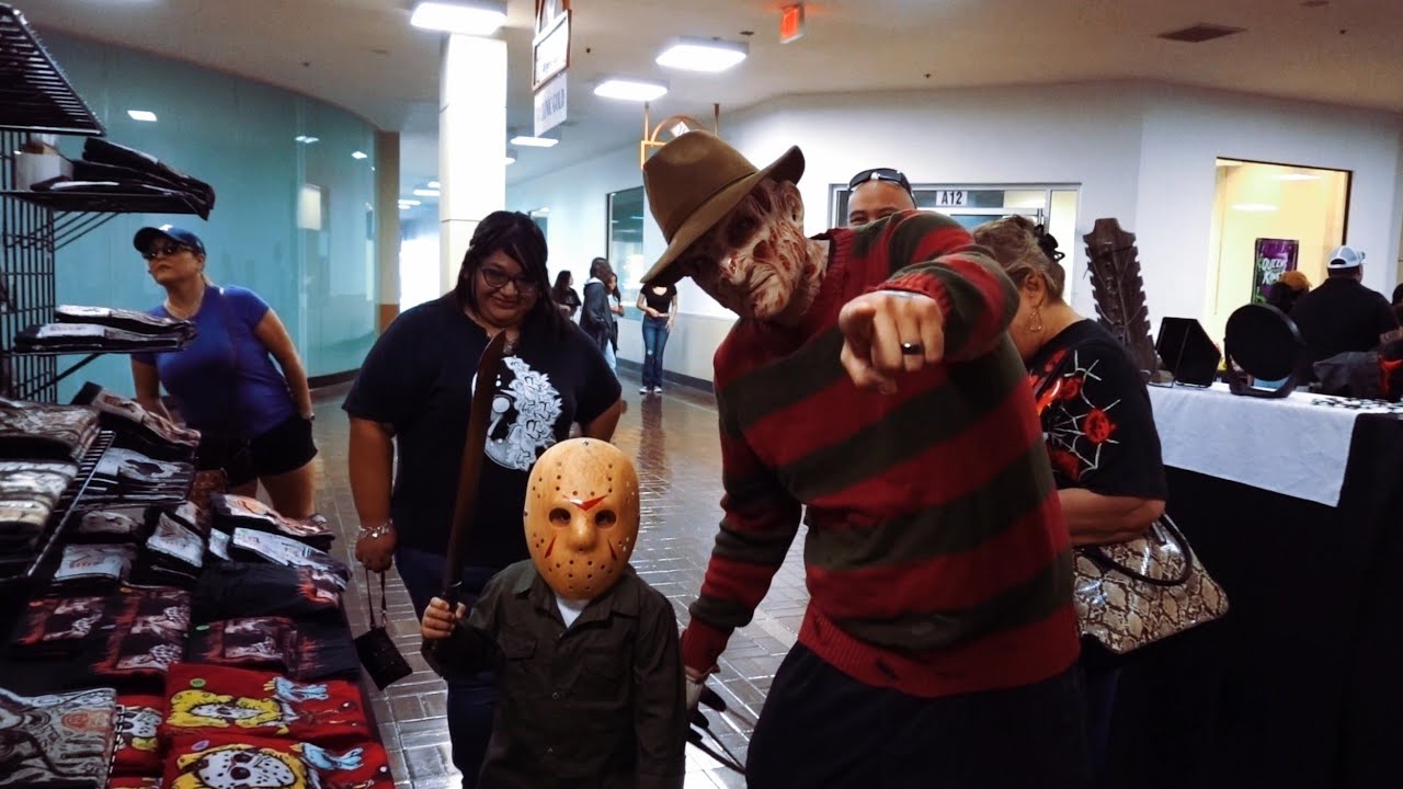 ATTACKED by a Little Jason Voorhees costume cosplayer!