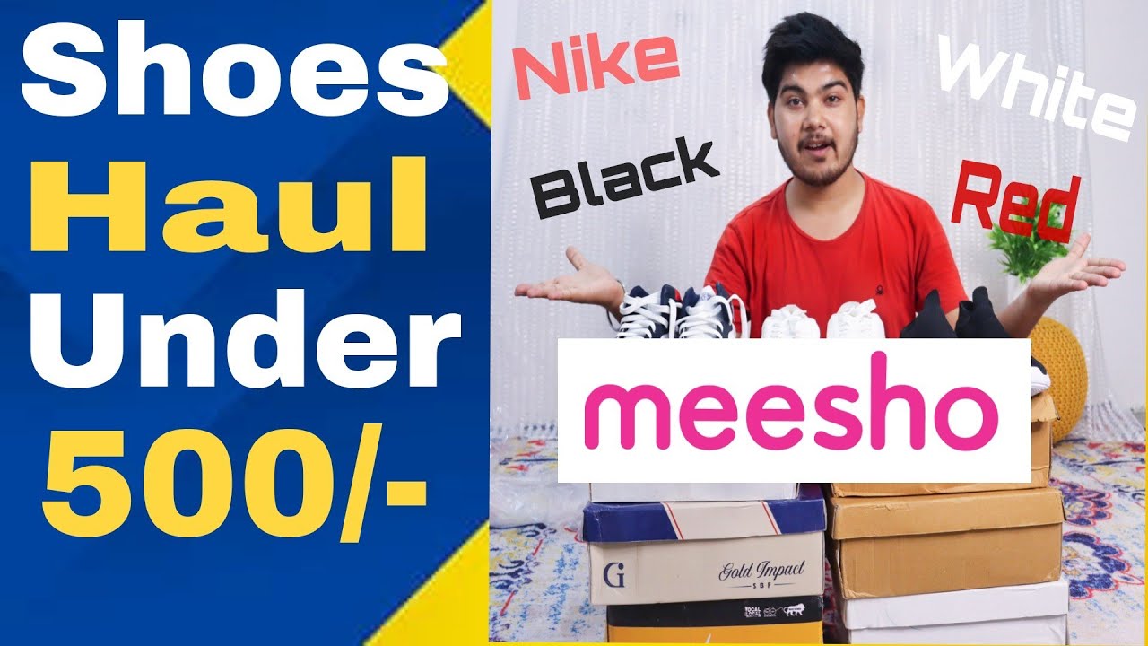MEESHO SHOES HAUL UNDER ₹500/ BEST MEESHO SHOES UNDER BUDGET FOR MEN