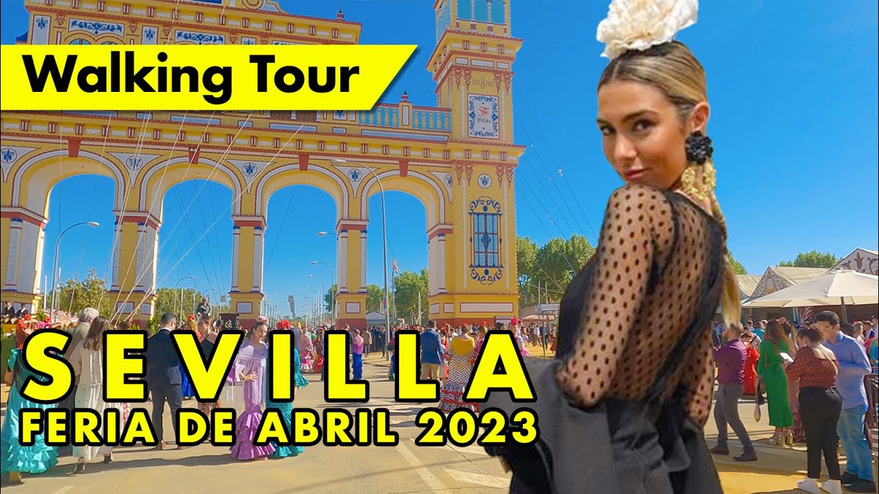 Feria de Sevilla 2023 - Seville Fair, Spain 4K immersive virtual walking tour