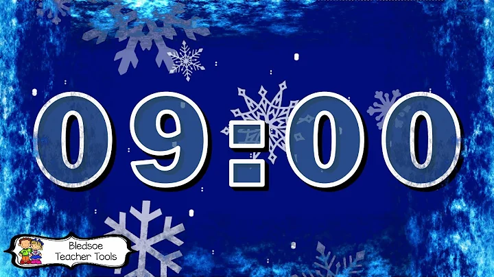 9 Minutes Winter Snow Timer w Music