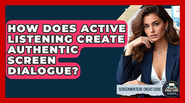 How Does Active Listening Create Authentic Screen Dialogue? - Screenwriter
