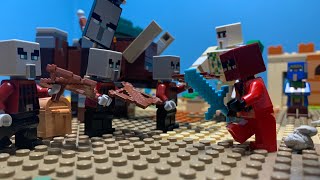 The village raid (lego Minecraft stop motion)